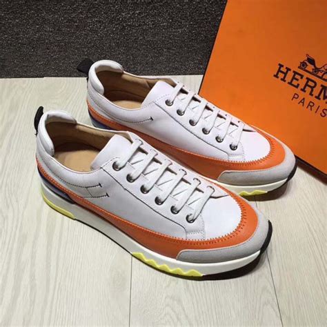 hermes shoes men sneakers|hermes men's white sneakers.